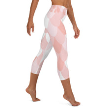 Load image into Gallery viewer, Pink Mermaid High Waisted Capri Leggings