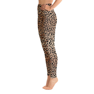 Leopard Print High Waisted Yoga Leggings