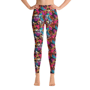 Bright colored yoga leggings for women