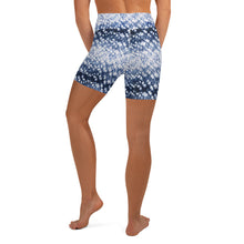 Load image into Gallery viewer, Blue yoga shorts for women