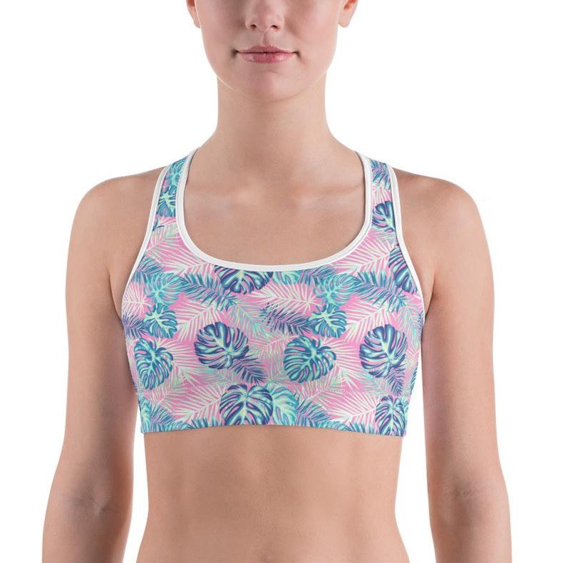 Lula Activewear Tropical Print Sports Bra
