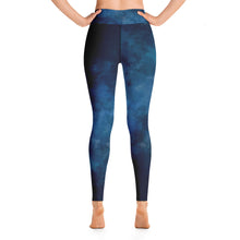 Load image into Gallery viewer, Midnight blue high waisted comfortable yoga leggings / gym tights