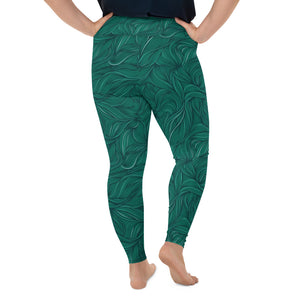 Plus size high waisted yoga leggings