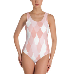 Pink Mermaid One-Piece Swimsuit