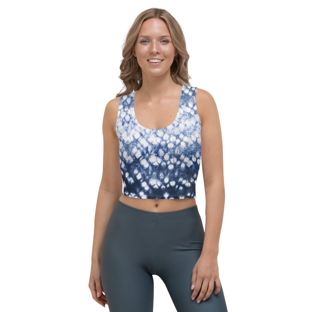 Tie Dye Cropped Yoga Top