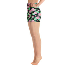 Load image into Gallery viewer, Lotus Flower High Waisted Shorts