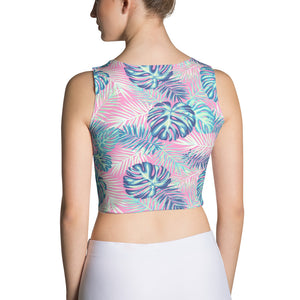 Tropical Fitted Crop Top