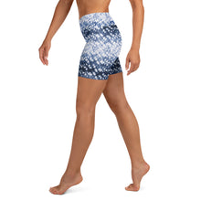 Load image into Gallery viewer, Blue yoga shorts for women