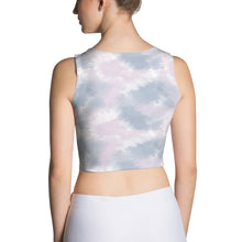 Load image into Gallery viewer, Lilac Tie Dye Fitted Crop Top