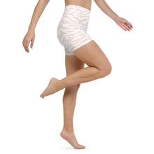 Load image into Gallery viewer, Pink Zebra High Waisted Yoga Shorts