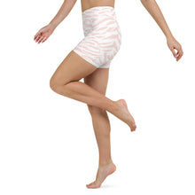 Load image into Gallery viewer, Pink Zebra High Waisted Yoga Shorts