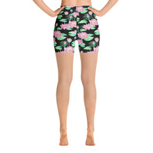 Load image into Gallery viewer, Lotus Flower High Waisted Shorts