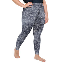 Load image into Gallery viewer, Moon Goddess High Waisted Plus Size Yoga Leggings