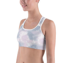 Load image into Gallery viewer, Lilac Tie Dye Sports Bra