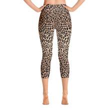 Load image into Gallery viewer, Lula Activewear Leopard Print High Waisted Capri Yoga Tights