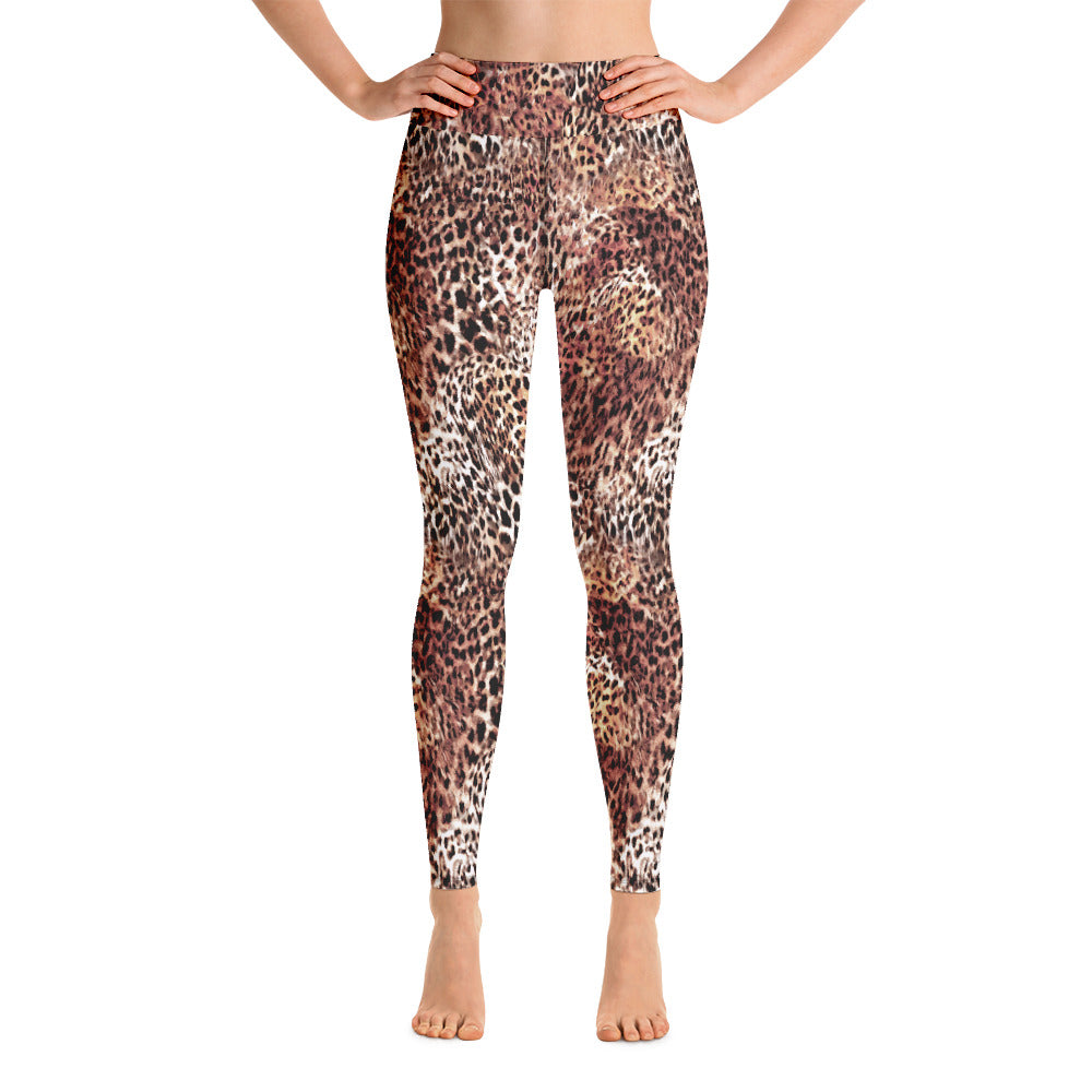 Wild Leopard High Waisted Leggings