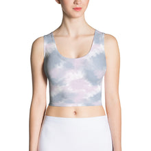 Load image into Gallery viewer, Lilac Tie Dye Fitted Crop Top