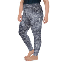 Load image into Gallery viewer, Moon Goddess High Waisted Plus Size Yoga Leggings