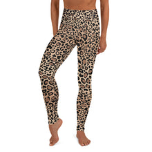 Load image into Gallery viewer, Leopard Print High Waisted Yoga Leggings