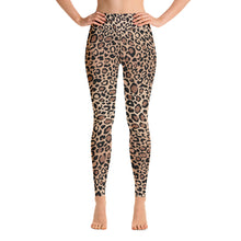 Load image into Gallery viewer, Leopard Print High Waisted Yoga Leggings