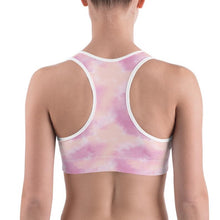 Load image into Gallery viewer, Pink Tie Dye Sports Bra