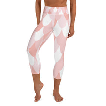 Load image into Gallery viewer, Pink Mermaid High Waisted Capri Leggings