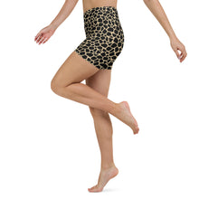 Load image into Gallery viewer, Giraffe print biker shorts