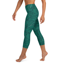 Load image into Gallery viewer, Rainforest High Waisted Capri Leggings
