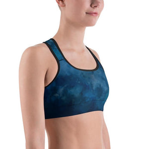 Midnight blue comfortable sports bra / yoga bra