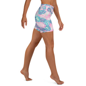 Tropical High Waisted Shorts