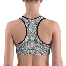 Load image into Gallery viewer, Snakeskin Sports Bra