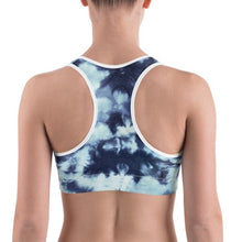 Load image into Gallery viewer, Lula Activewear Deep Ocean Tie Dye Sports Bra