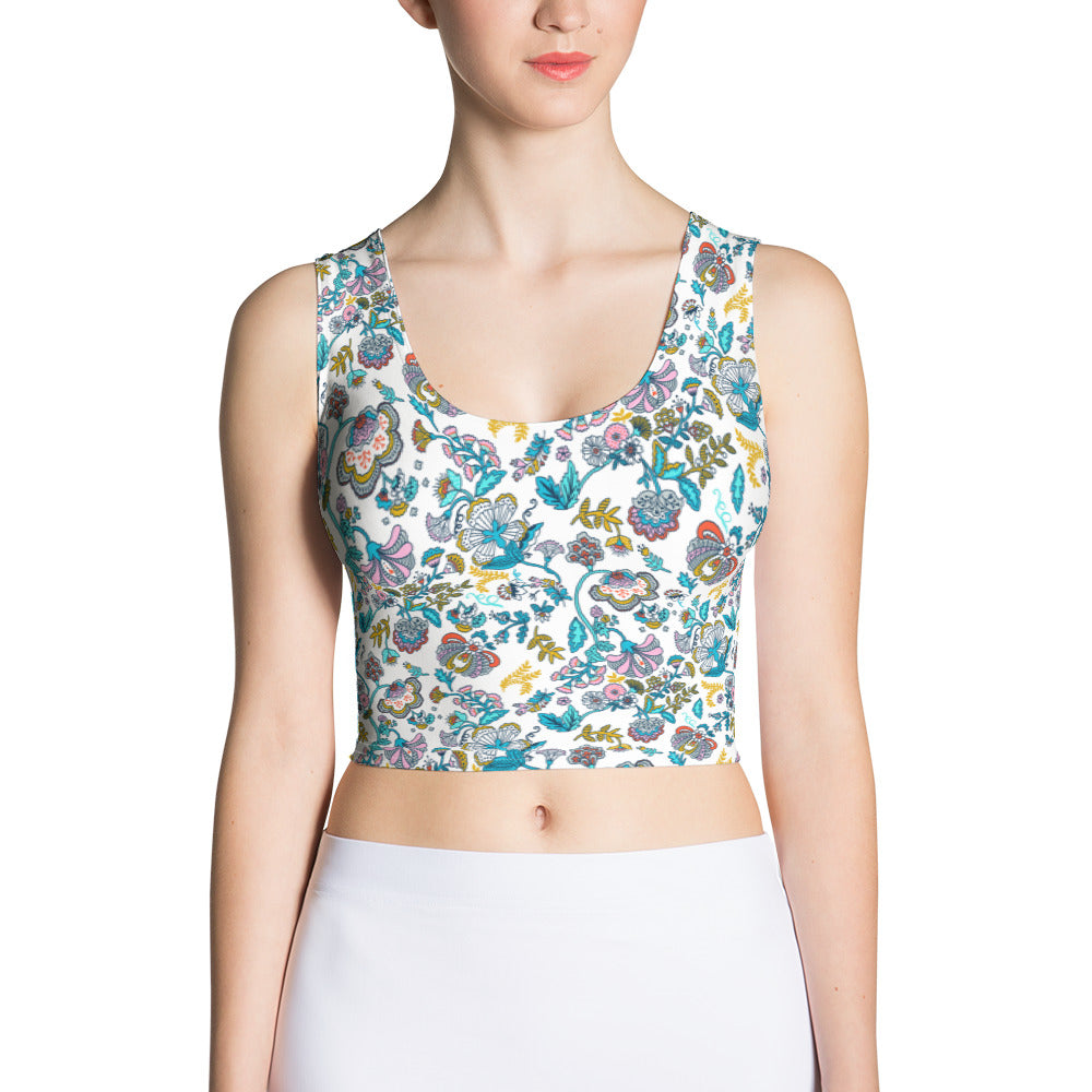 Lula Activewear Secret Garden Crop Top
