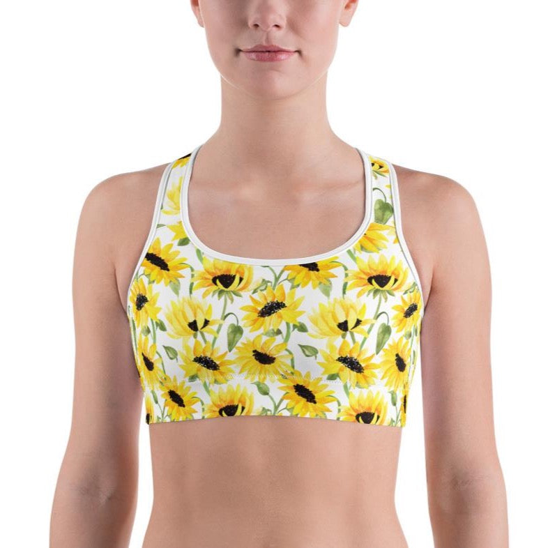 Sunflower Sports Bra