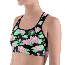 Load image into Gallery viewer, Lotus Flower Sports bra