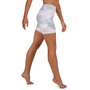 Lilac Tie Dye Booty Shorts
