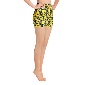 Sunflower High Waisted Shorts