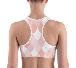 Pink Mermaid Sports bra