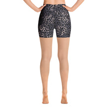 Load image into Gallery viewer, Lula Activewear dark leopard print high waisted shorts