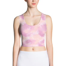 Load image into Gallery viewer, Pink Tie Dye Fitted Cropped Tank