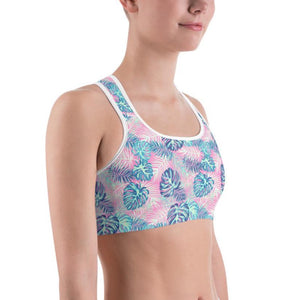 Lula Activewear Tropical Print Sports Bra