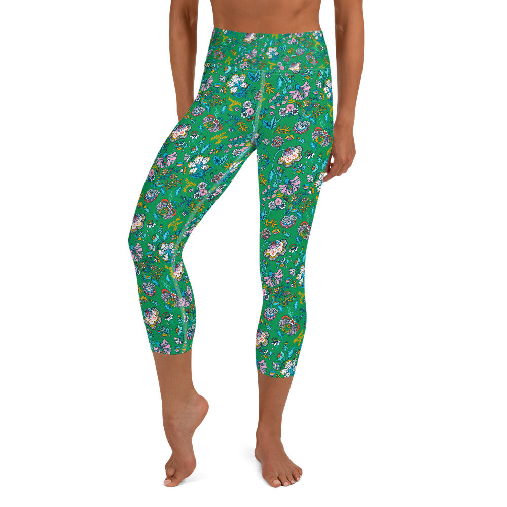 Lula Activewear Secret Garden High Waisted Dance Leggings