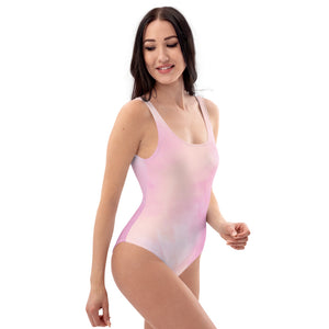 Pink Tie Dye One-Piece Swimsuit