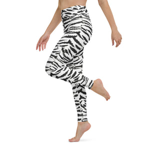 Zebra Print High Waisted Leggings