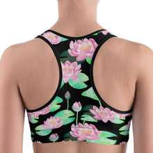 Load image into Gallery viewer, Lotus Flower Sports bra