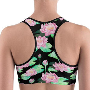 Lotus Flower Sports bra