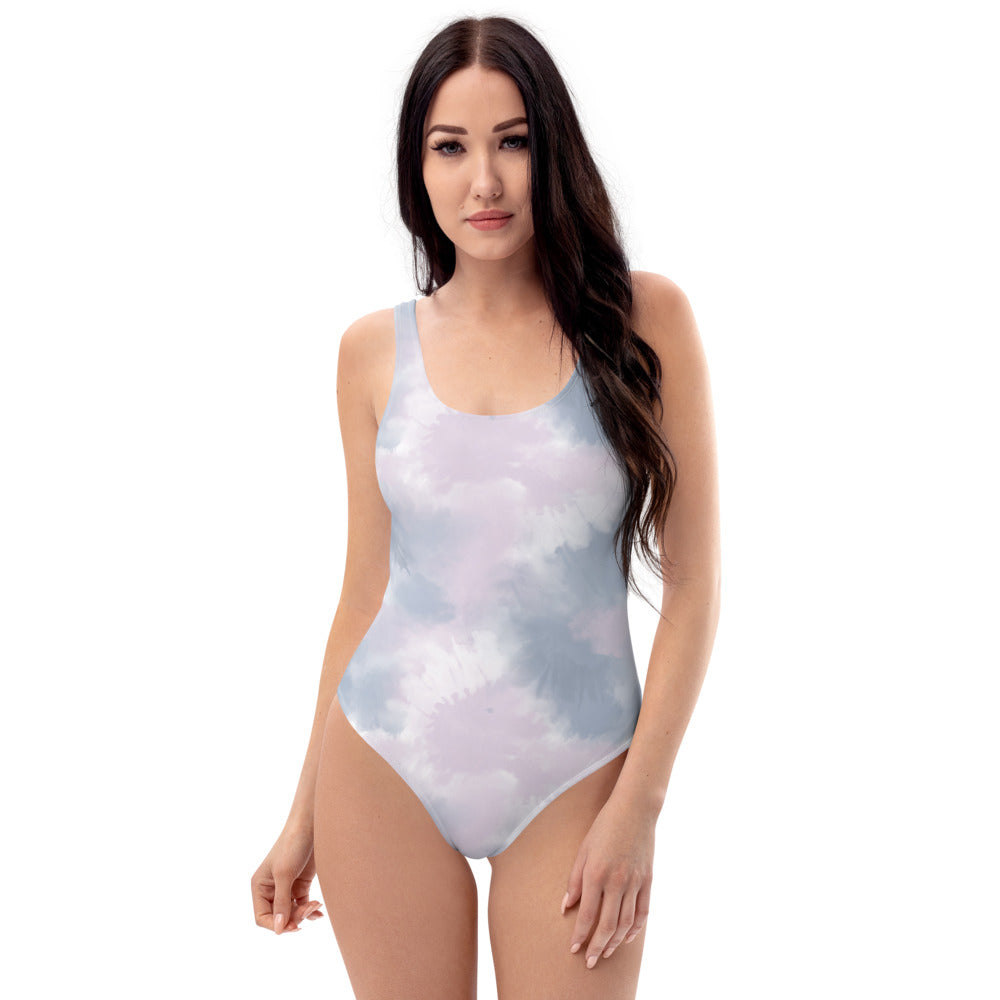 Lilac Tie Dye One-Piece Swimsuit