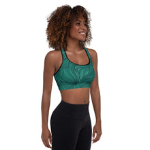 Load image into Gallery viewer, Lula Activewear Rainforest Green Padded Sports Bra